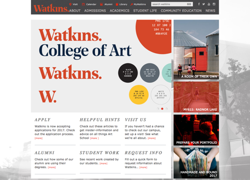 Old Watkins home page