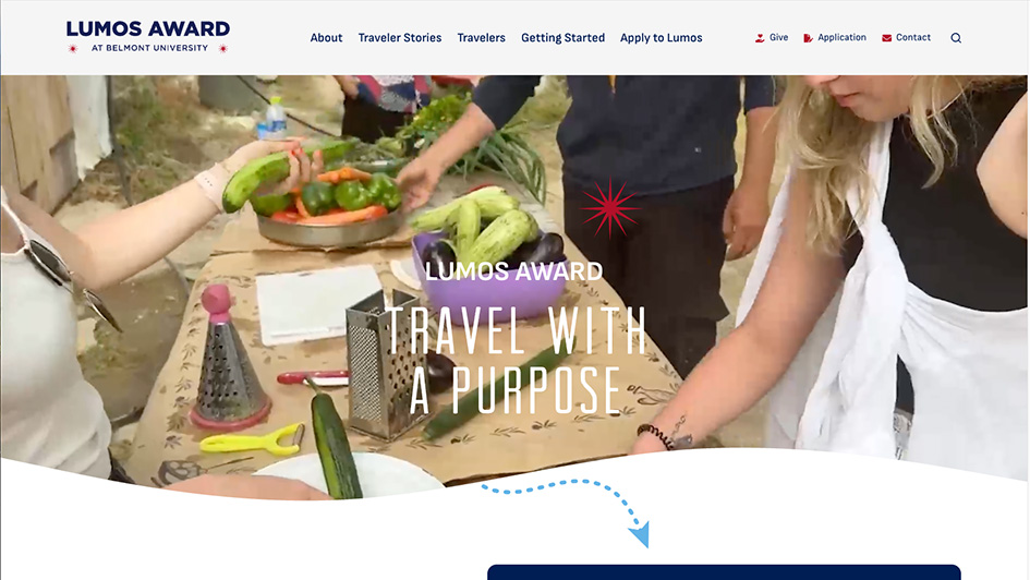 Belmont Lumos Travel Award